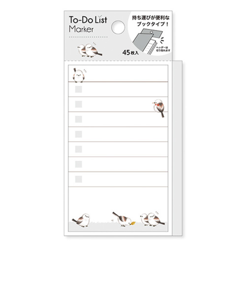マインドウェイブ　To-Doリストマーカー　57898　シマエナガ