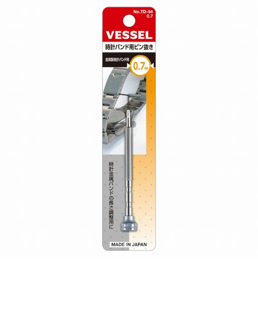 ベッセル（VESSEL）　時計バンド用ピン抜き　φ0.7mm　No.TD－54