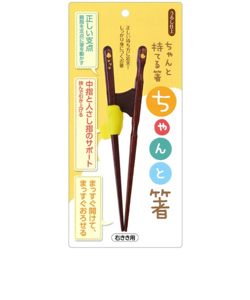 イシダ　ちゃんと箸　右きき用　16.5cm