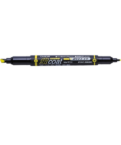 トンボ鉛筆（Tombow）　蛍光マーカー　蛍コート　WA－TC91　黄