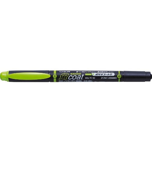 トンボ鉛筆（Tombow）　蛍光マーカー　蛍コート　WA－TC92　黄緑