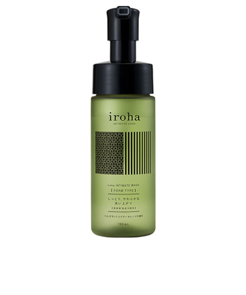 イロハ（iroha）　インティメートウォッシュ　フォームタイプ　ベルガモットとビターオレンジの香り　150mL