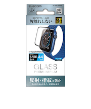 エレコム（ELECOM）　AppleWatch　44mm用ガラスフィルムフレーム付／反射防止　AW-20MFLGFRMBK　ブラック