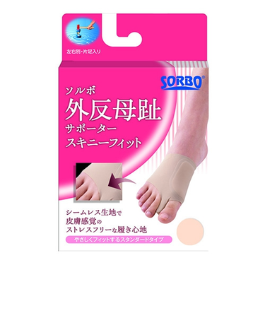ソルボ　外反母趾サポータースキニーフィット　L　左