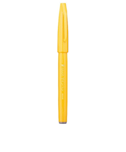 ぺんてる（Pentel）　筆タッチサインペン　SES15C－G　イエロー