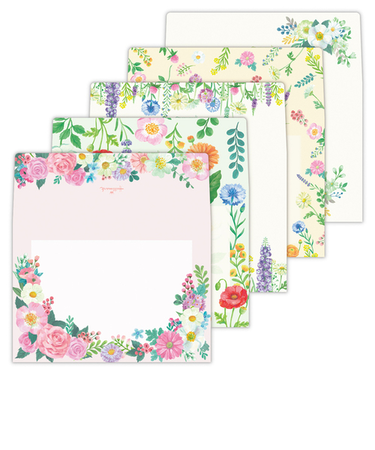 ホールマーク（Hallmark）　レターパッド用封筒　ホールマークアートコレクション　841928　HACフラワー