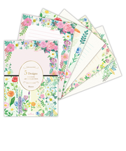 ホールマーク（Hallmark）　レターパッド　横罫線　ホールマークアートコレクション　841911　HAC5Dフラワー