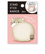 マインドウェイブ　スタンドスティックマーカー　57882　マヌルネコのおしり　30枚入