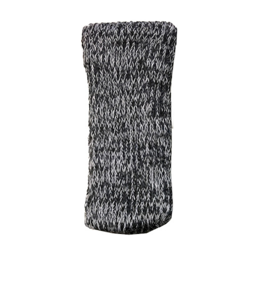 東洋ケース　杢糸チェアソックス　8足組　CSK－MK－04　ブラック