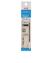 三菱鉛筆　ジェットストリーム替芯　1.0mm　SXR-80-10（紙パッケージ）　黒