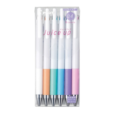 パイロット（PILOT）　ゲルインキボールペン　ジュースアップ　0.4mm　パステル　6色セット