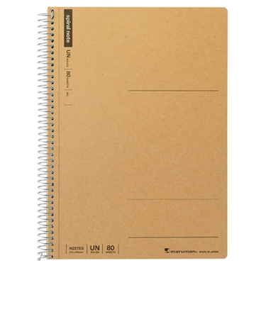 マルマン（maruman）　スパイラルノート　ベーシック　無地　A5　N227ES　80枚