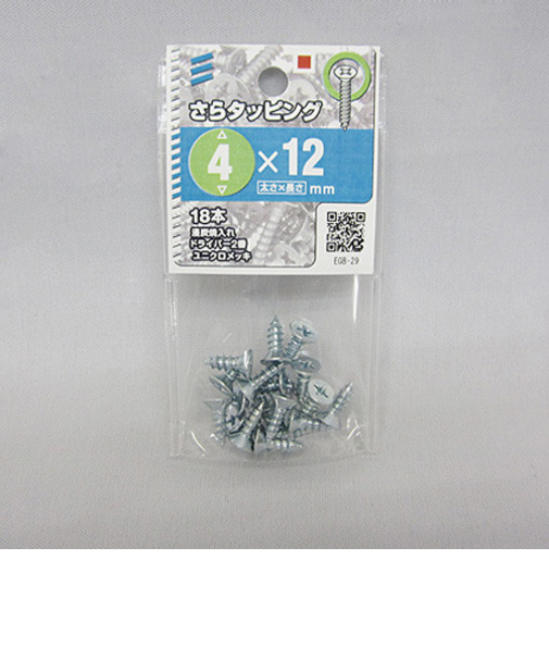 八幡ねじ　さらタッピング　4×12mm