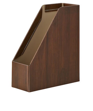 セキセイ　ウッズスタイル　ボックスファイル　A4タテ　WDS‐8650　ダークブラウン