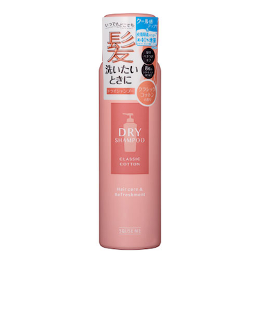 スキューズミー（SQUSE　ME）　ドライシャンプー　クラシックコットン　80g