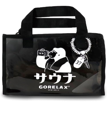 ごリラックス（GORELAX）　ととのいサ活バッグ　ブラック