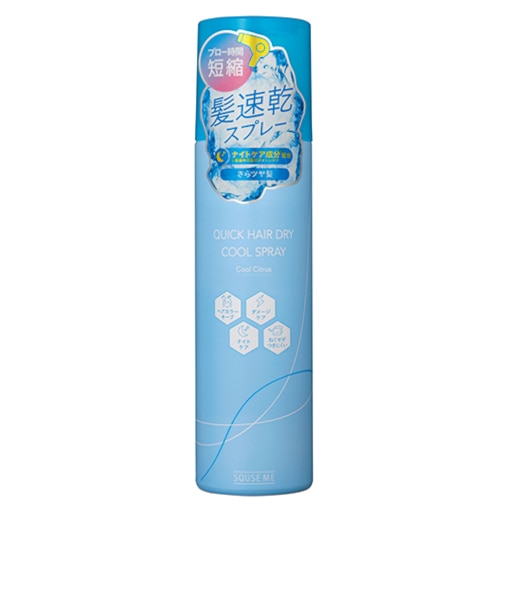 スキューズミー（SQUSE　ME）　クイックヘアドライ　クールスプレー　クールシトラスの香り　170g
