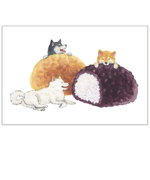 アクティブコーポレーション　しばいぬとおやつ　ポストカード　F01－PU－90　おはぎ