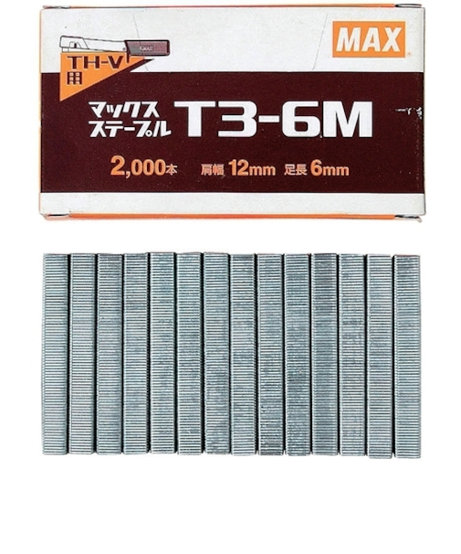マックス　ステープル　T3-6M