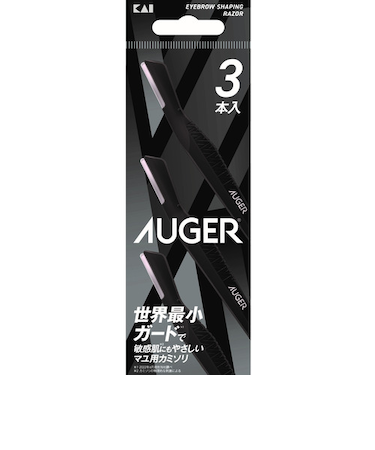 貝印（KAI）　AUGER　アイブローレザー　GA0115　3本入