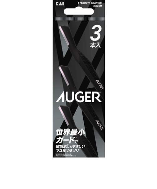 貝印（KAI）　AUGER　アイブローレザー　GA0115　3本入