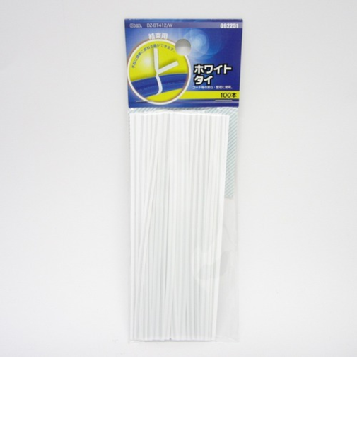 オーム電機（OHM）　ホワイトタイ　12cm　DZ－BT421/W