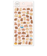 マインドウェイブ　まめまめあにまる　ステッカー　80945　クマ