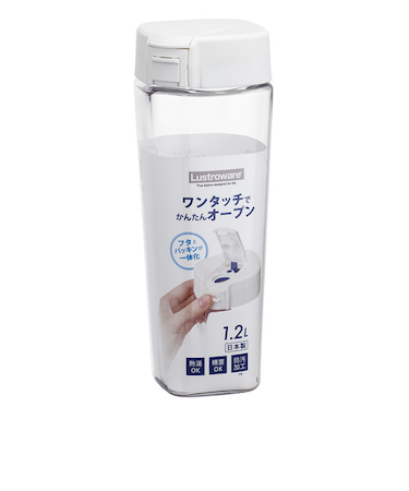ラストロウェア（Lustroware）　タテヨコ・シームレスピッチャー　1.2L　Kー1273W　ホワイト