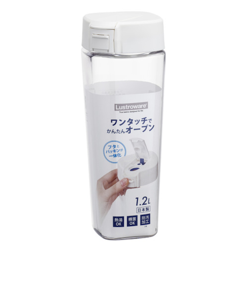 ラストロウェア（Lustroware）　タテヨコ・シームレスピッチャー　1.2L　Kー1273W　ホワイト