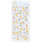 マインドウェイブ　まめまめあにまる　ステッカー　80942　ネコ