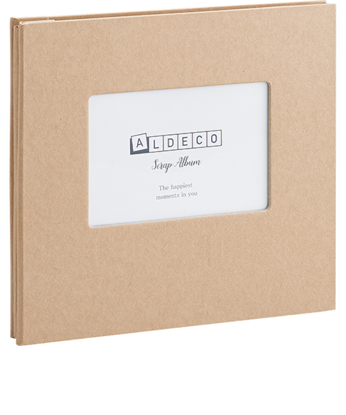 セキセイ　スクラップアルバム　ALDECOミニ　XP‐3708　クラフト