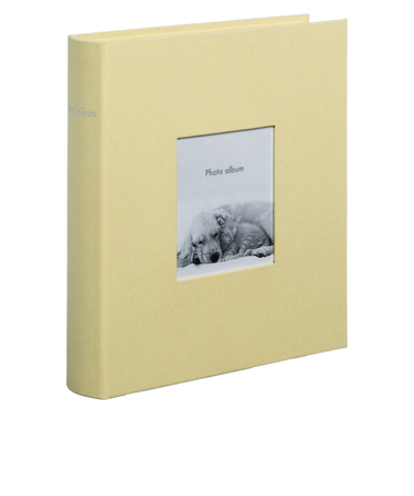 マークス（MARK'S）　フォトフレームアルバム　バインダー式　CG-AL12-PYE　ペールイエロー