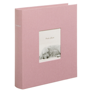 マークス(MARK'S) フォトフレームアルバム バインダー式 CG-AL12-PGY グレイッシュピンク