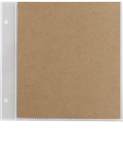 セキセイ　スクラップアルバム　ALDECOミニ用　スペア台紙　XP‐38P　クラフト　5枚入