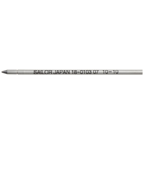 セーラー万年筆（SAILOR）　ボールペン替芯0103　0.7mm　18-0103-220　ブラック