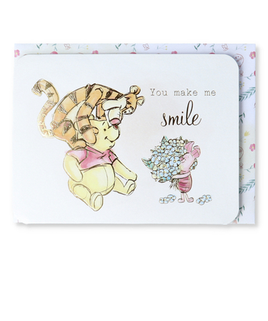 ホールマーク（Hallmark）　グリーティングカード　サンキュー　立体　ディズニー　816773　プー水彩スマイル2