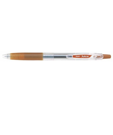 パイロット（PILOT）　Juice　ゲルインキボールペン　極細0.5mm　ブラウン