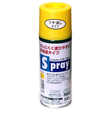 アサヒペン　スプレー　300ml　カナリーイエロー