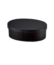 ハコヤ(HAKOYA) 曲げわっぱ一段弁当 大 800mL マットブラック