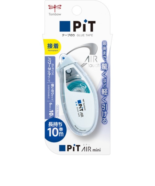 トンボ鉛筆（Tombow）　PiT　テープのり　ピットエアーミニ　6mm幅　PN－EAS　スタンダード