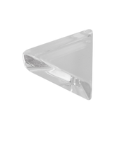 サワダプラテック（SAWADA　PLATEC）　アクリルブロック　三角　30×10mm　クリア