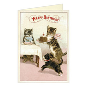 カバリーニ（CAVALLINI）　グリーティングカード　Happy　Birthday　キャット1