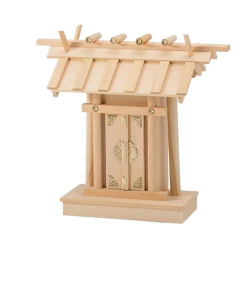 神棚の里　木曽桧　板葺き一社　ナチュラル