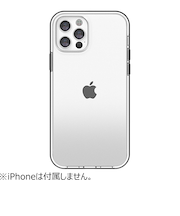 【iPhone12／12Pro】　motomo　INO　ACHROME　SHIELD　ブラック