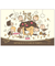 ホールマーク（Hallmark）　ポストカード　PEANUTS　コミック生誕75周年　スヌーピー　金箔加工　841676　カップケーキ