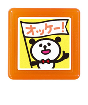 こどものかお　ティーチャー浸透印　0616－095　パンダ／オッケー！
