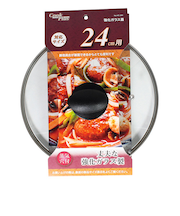 パール金属　強化ガラス蓋　24cm用　HC－260