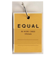 ライフ　単語カード　A8　イコール　P321c　黄