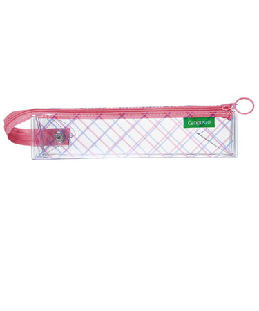 【お買い得】　コクヨ（KOKUYO）　限定キャンパス　トレーになるクリアペンケース　F-VBF143-L1-4　パープル×ピンク