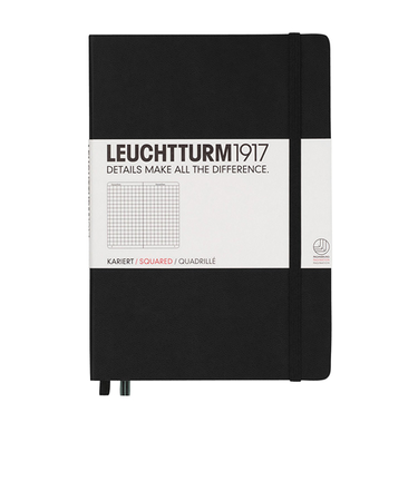 ロイヒトトゥルム1917　A5ノート　方眼　315928　ブラック